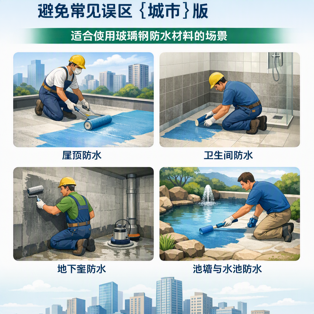 玻璃钢防水材料施工注意事项,避免常见误区 清远 版