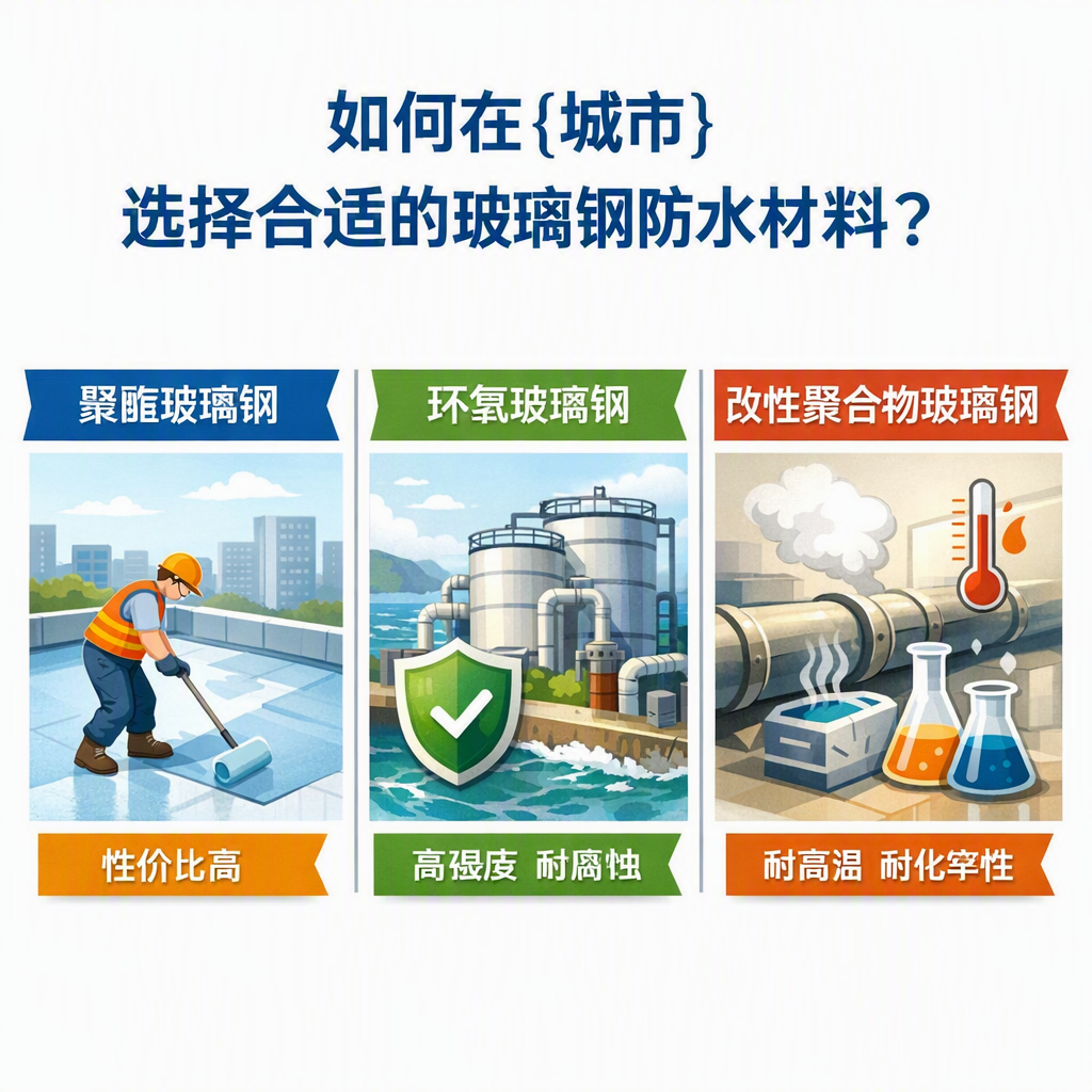 如何在清远选择合适的玻璃钢防水材料?