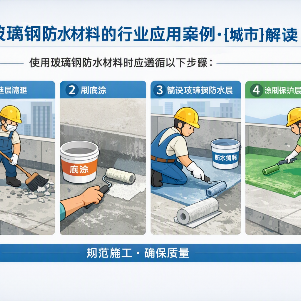 玻璃钢防水材料的行业应用案例,清远解读