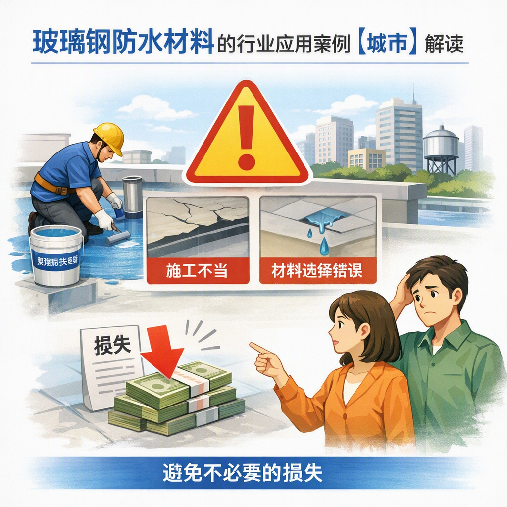 玻璃钢防水材料的行业应用案例,清远解读