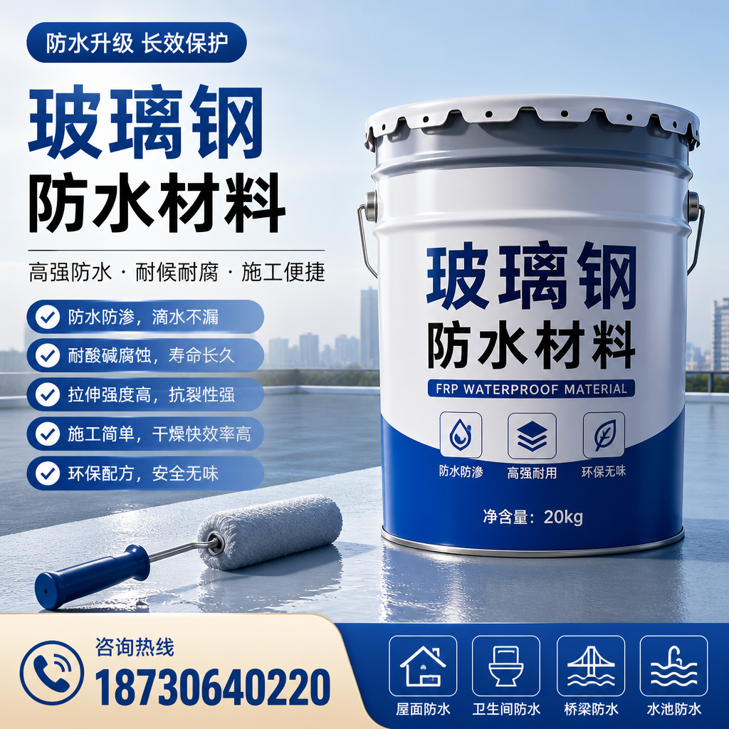 专家解析：玻璃钢防水材料的市场前景分析在 清远