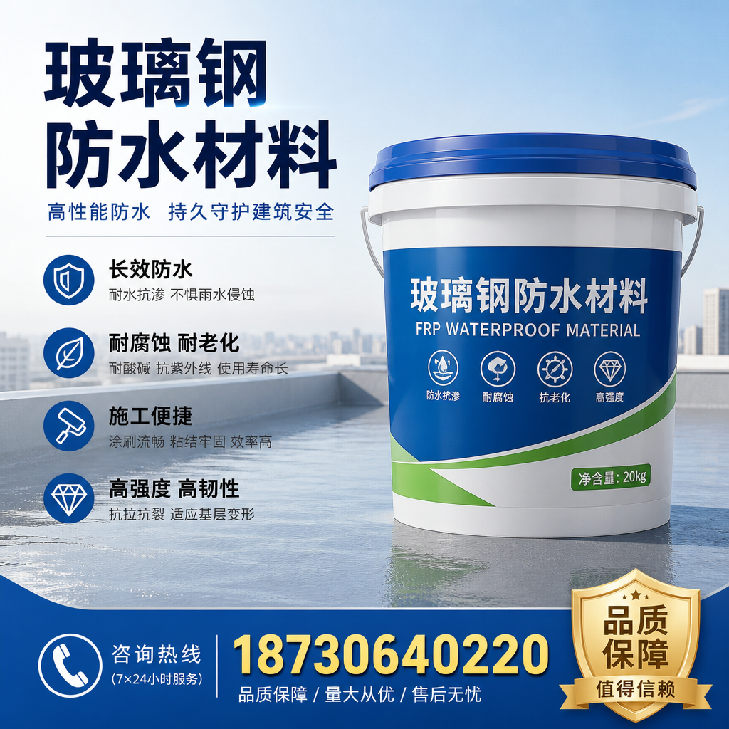专家解析：玻璃钢防水材料的市场前景分析在 清远