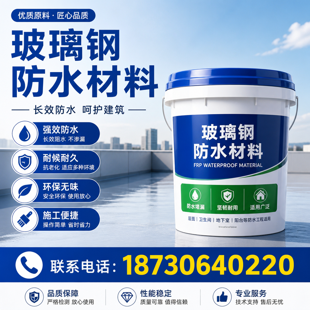 从零开始了解玻璃钢防水材料,清远 入门指南