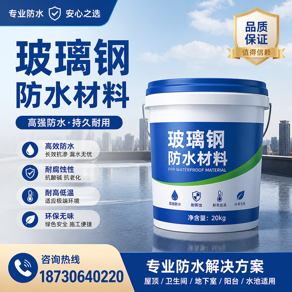 了解玻璃钢防水材料的市场趋势,清远 企业不可不知